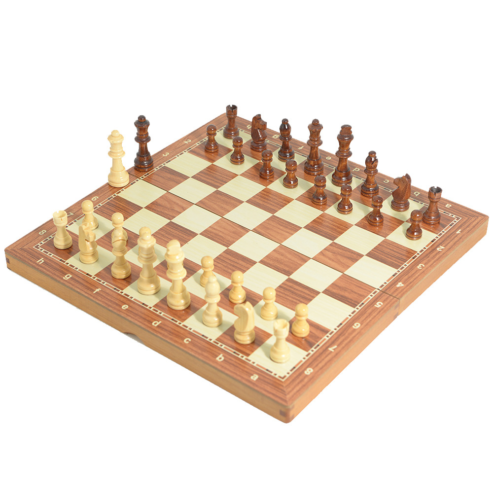 Magnetic Wooden Folding Chess  - Magnetic Travel Chess review and price