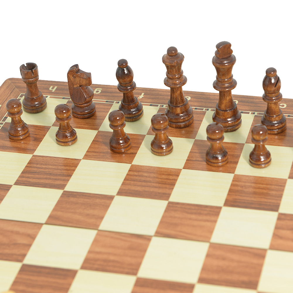 Magnetic Wooden Folding Chess  - Magnetic Travel Chess review and price