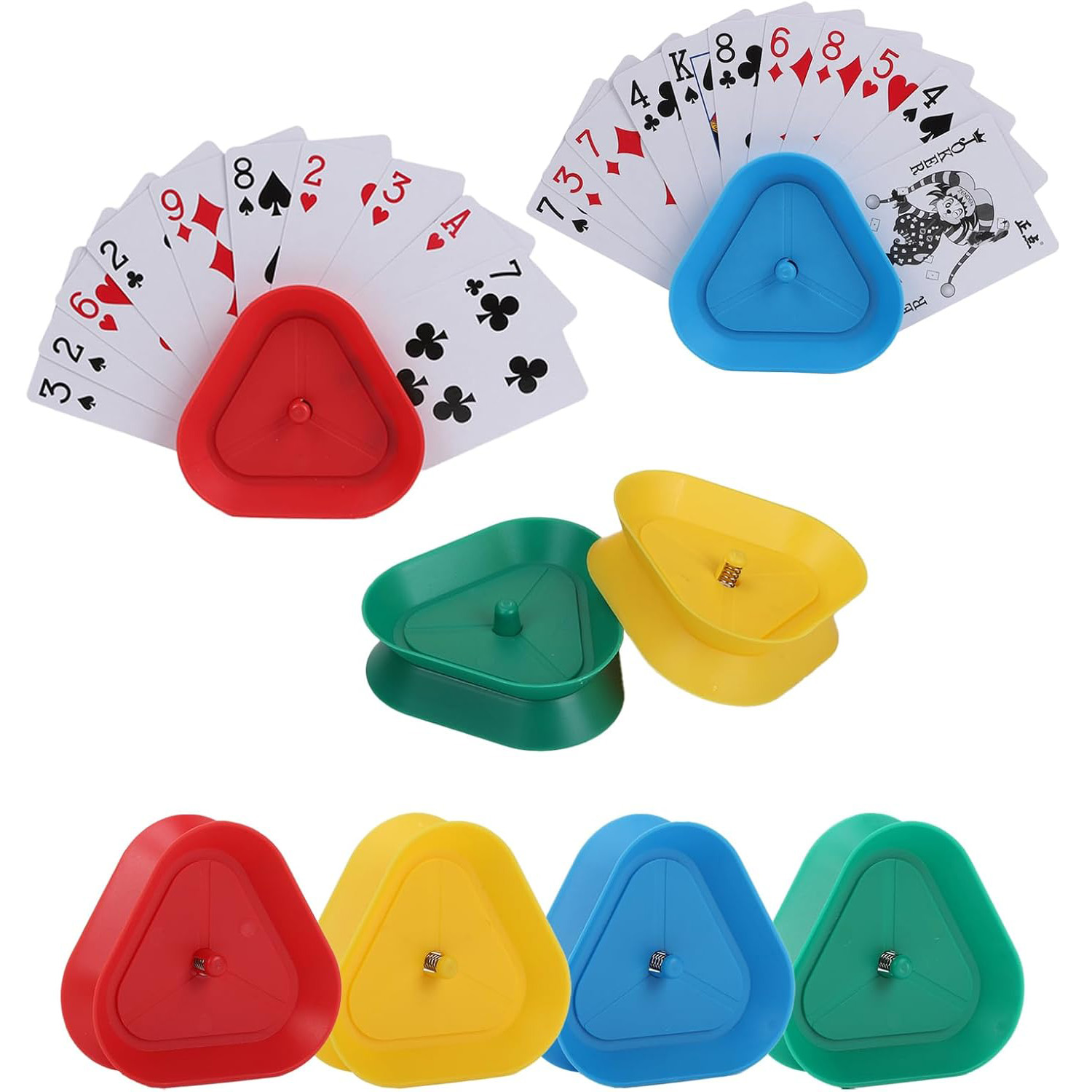 4pcs/set Triangle Shaped Playi - Board Game With Chips review and price