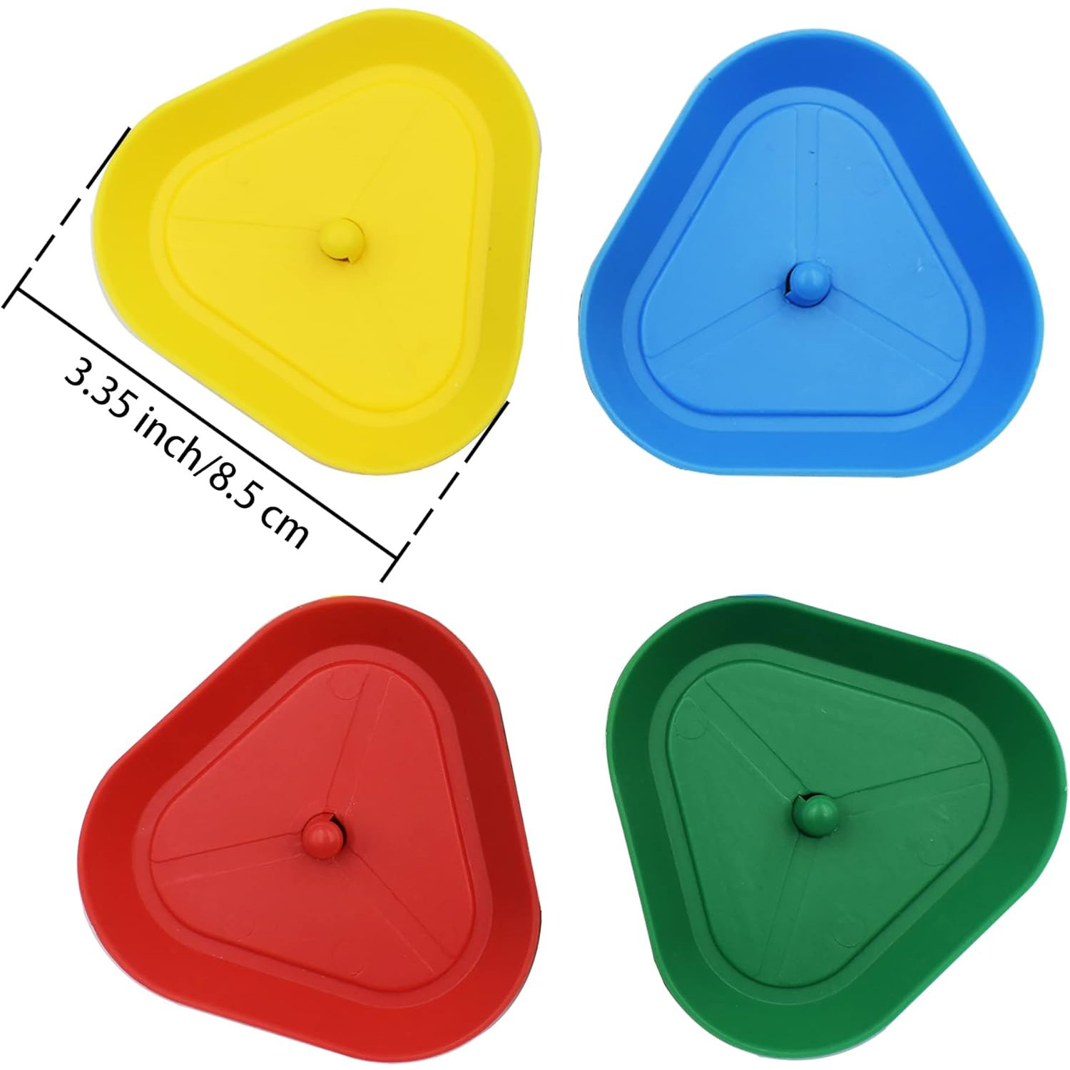 4pcs/set Triangle Shaped Playi - Board Game With Chips review and price