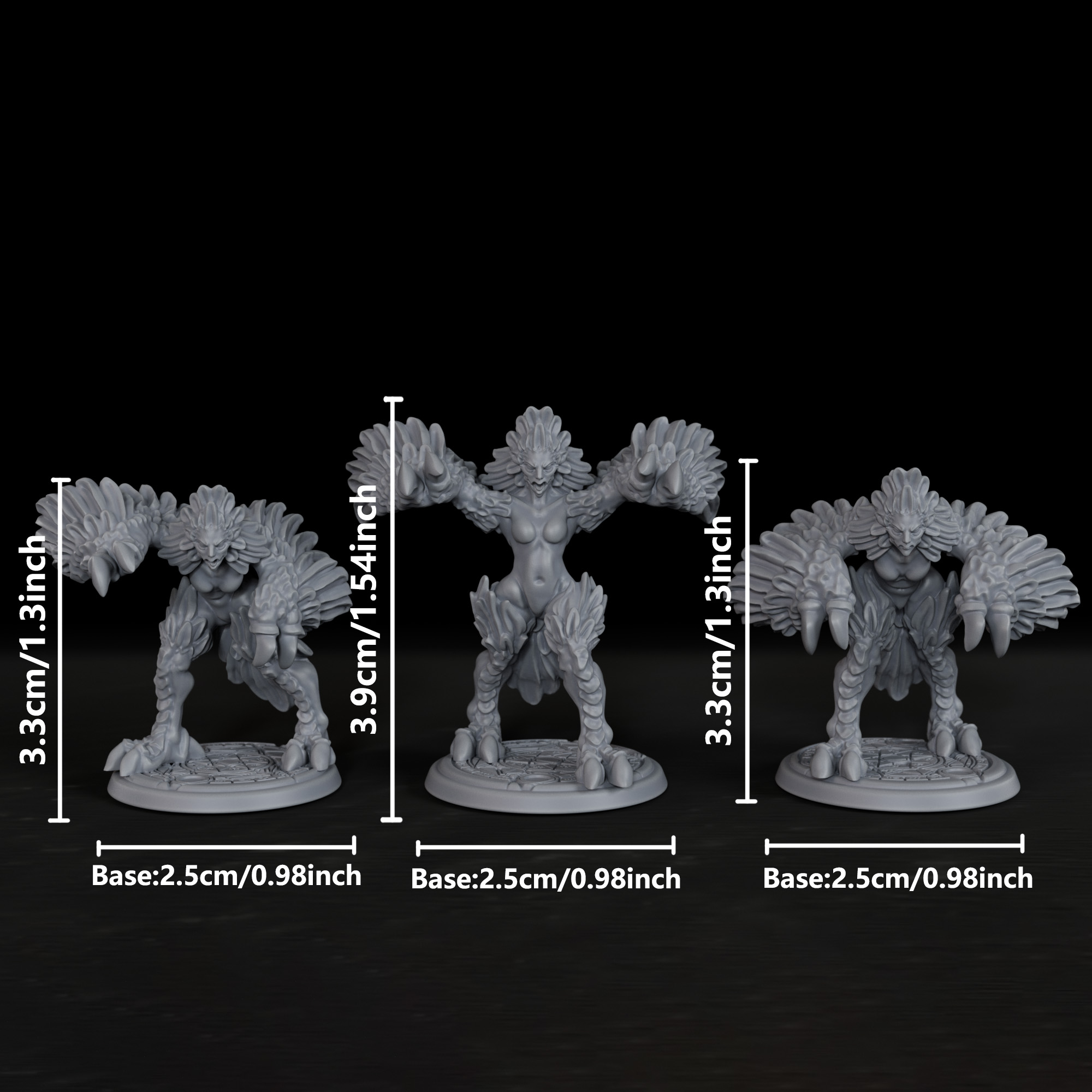 RPG Harpies Miniature - Christ - Board Game Live review and price