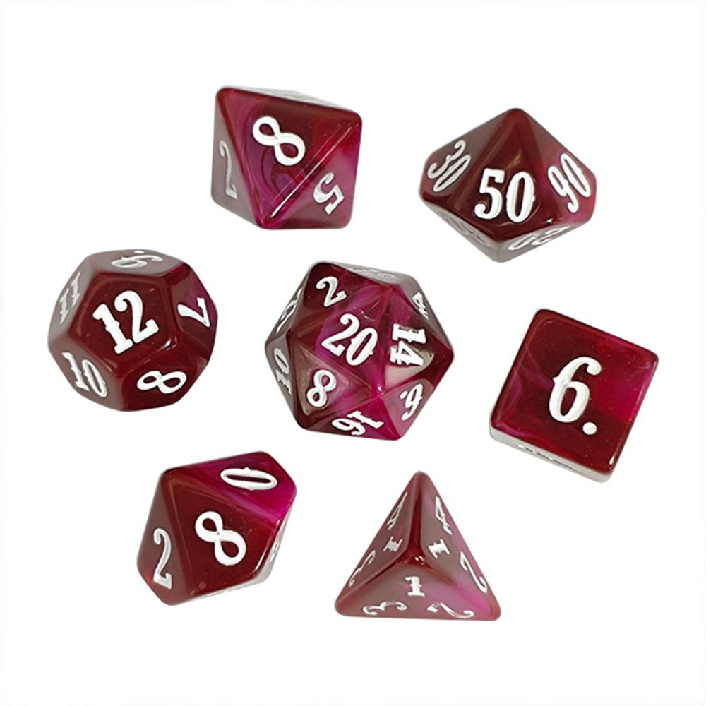 7Pcs Acrylic Polyhedral Dice W - Board Game Font review and price