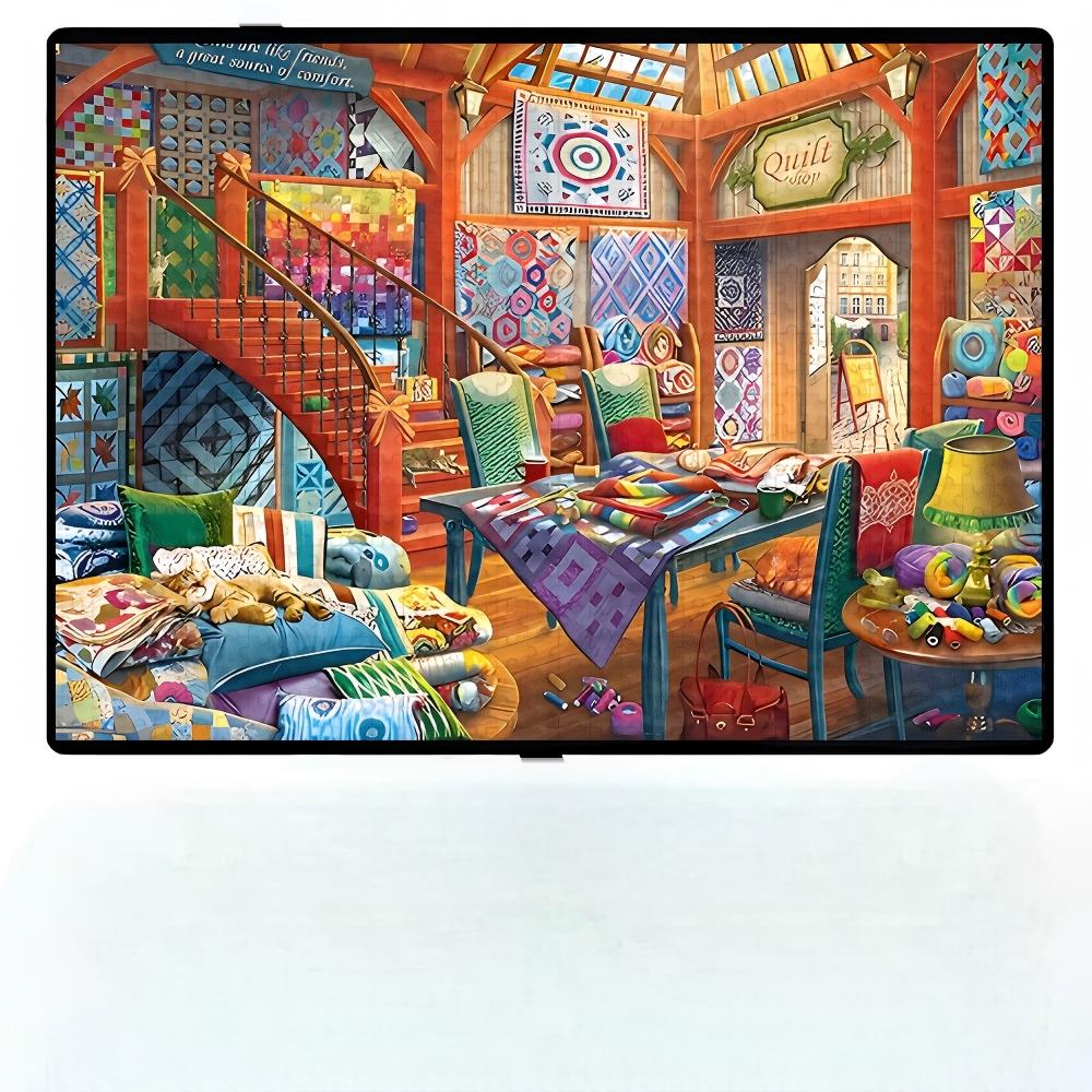 Jigsaw Puzzle for Adults, Busy - Board Game Quilt review and price