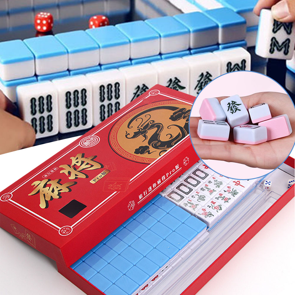Portable Travel Mini Mahjong S - Board Game Organization review and price