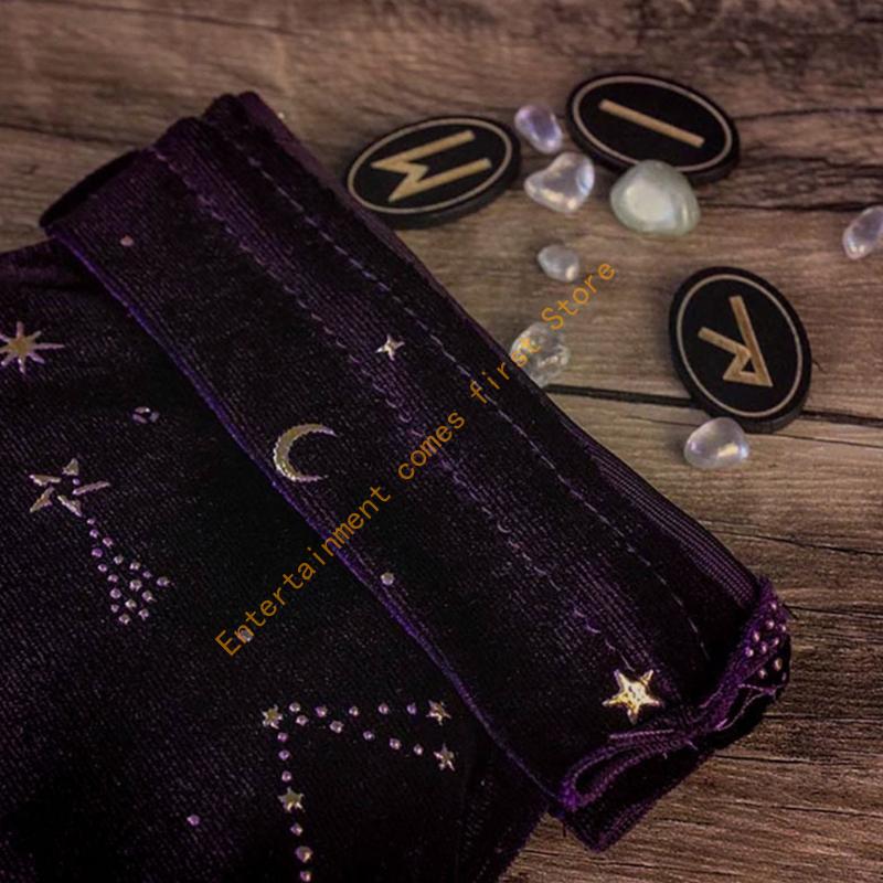 Flannel Tarot Bag Dices Drawst - Board Game Store review and price