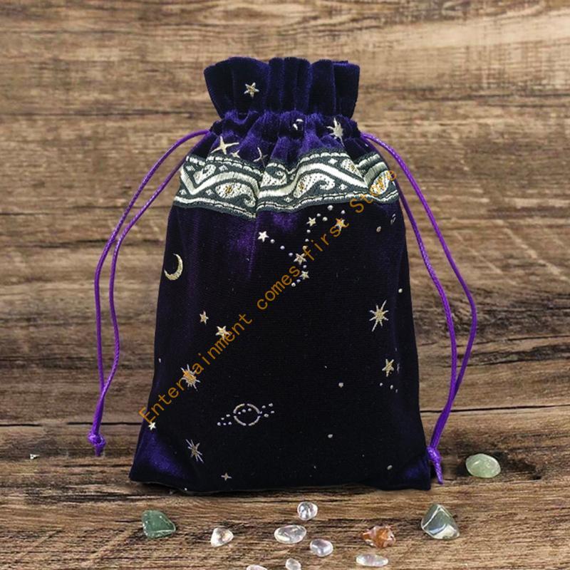 Flannel Tarot Bag Dices Drawst - Board Game Store review and price