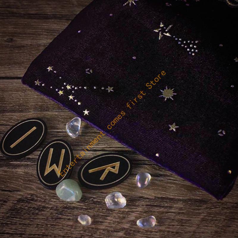 Flannel Tarot Bag Dices Drawst - Board Game Store review and price