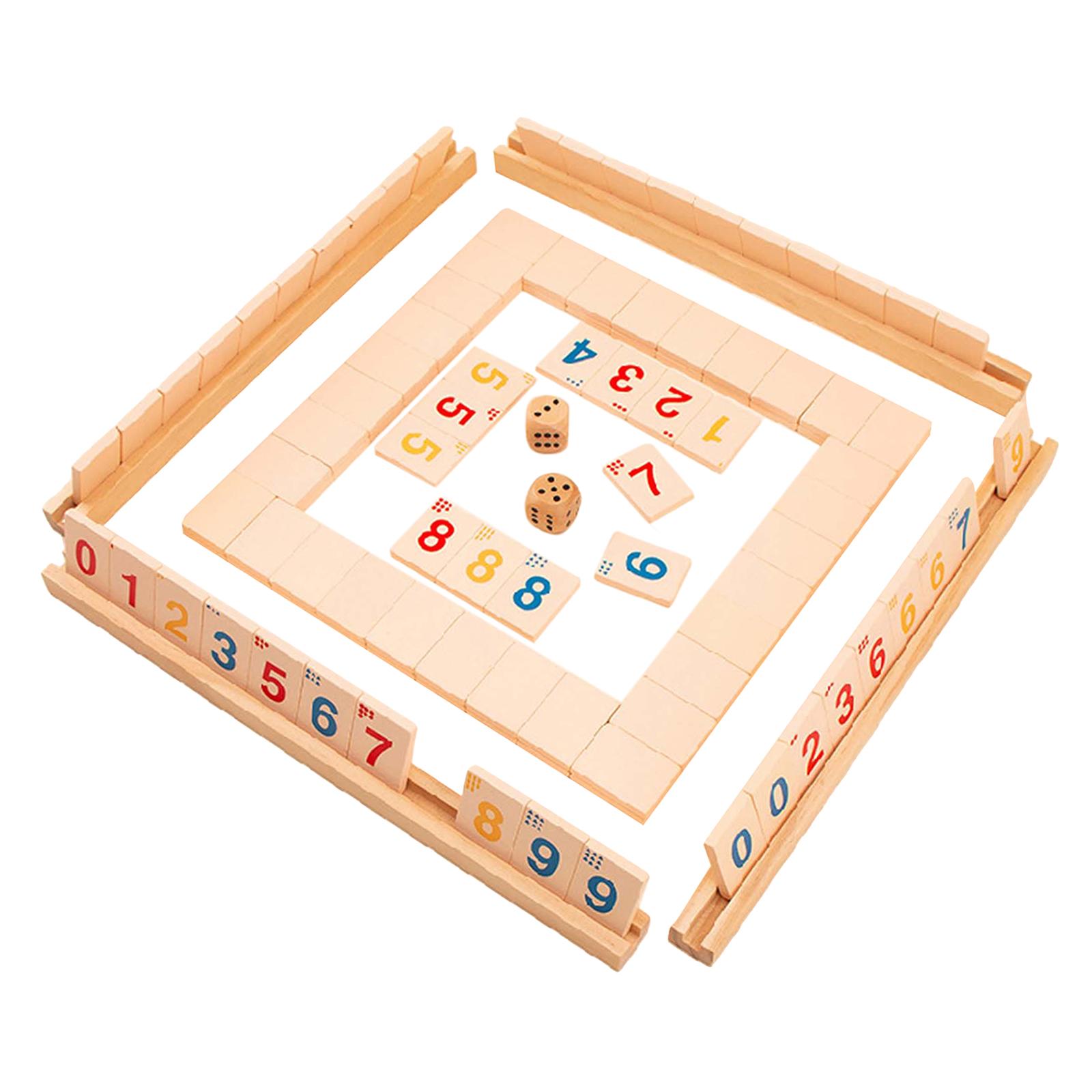 Portable 2-4 People Mahjong Di - Board Game Mahjong review and price