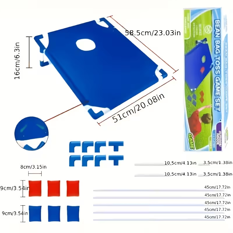 Portable Outdoor Bean Bag Toss - Board Game Organization review and price