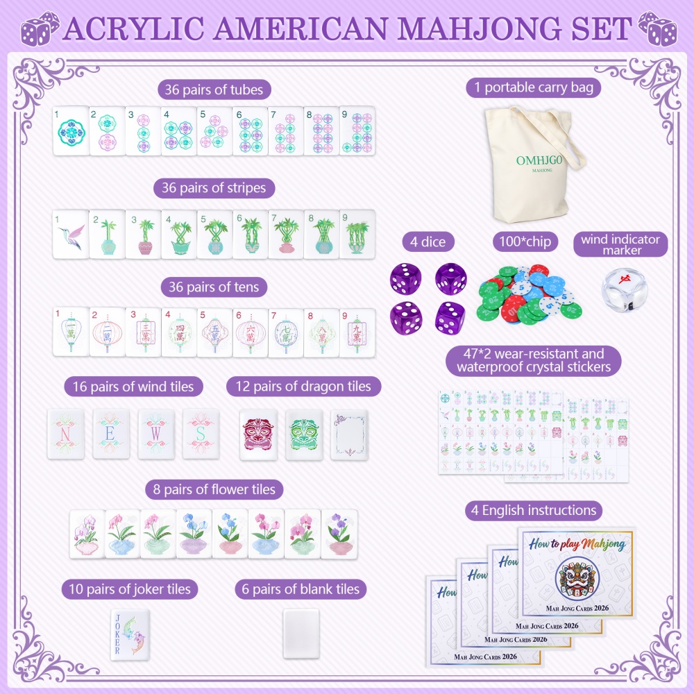 US Warehouse 4-layer Acrylic A - Board Game Mahjong review and price